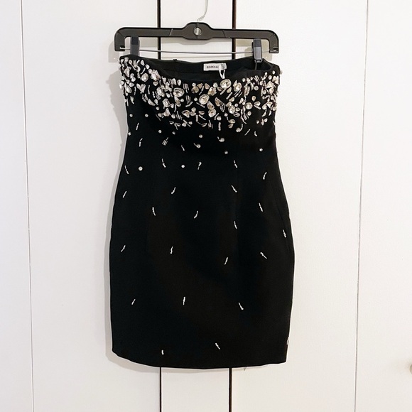SIMKHAI Arta Embellished Strapless Bustier Dress - Picture 6 of 10